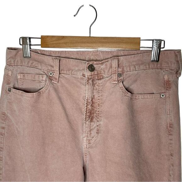 American Eagle corduroy Mom Jeans High Rise Blush size 10 - Picture 3 of 11